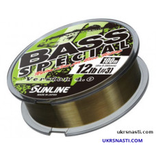 Леска Sunline Bass Special 100m Jungle Green 0.370mm 10 кг